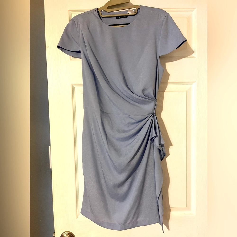 Venus Grayish blue linen dress